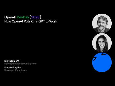 На DevDay 2026 OpenAI показала, как ChatGPT применяется в реальных задачах.
